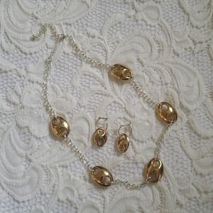 Gold n Silver costume jewelry set